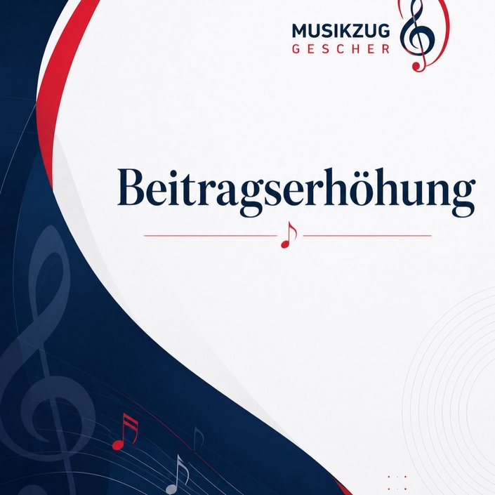 Beitragserhöhung✨🎼
Ab dem 01.07.2026 werden wir, nach über 11 Jahren, unsere Beiträge für den Instrumentalunterricht um... Beitragserhöhung✨🎼
Ab dem 01.07.2026 werden wir, nach über 11 Jahren, unsere Beiträge für den Instrumentalunterricht um...